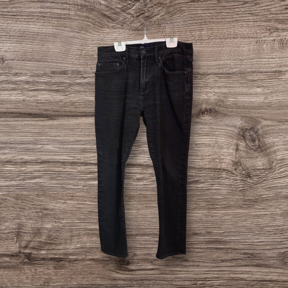 ⭐️GAP Mens Black Soft Wear Max Jeans  Size 31x30